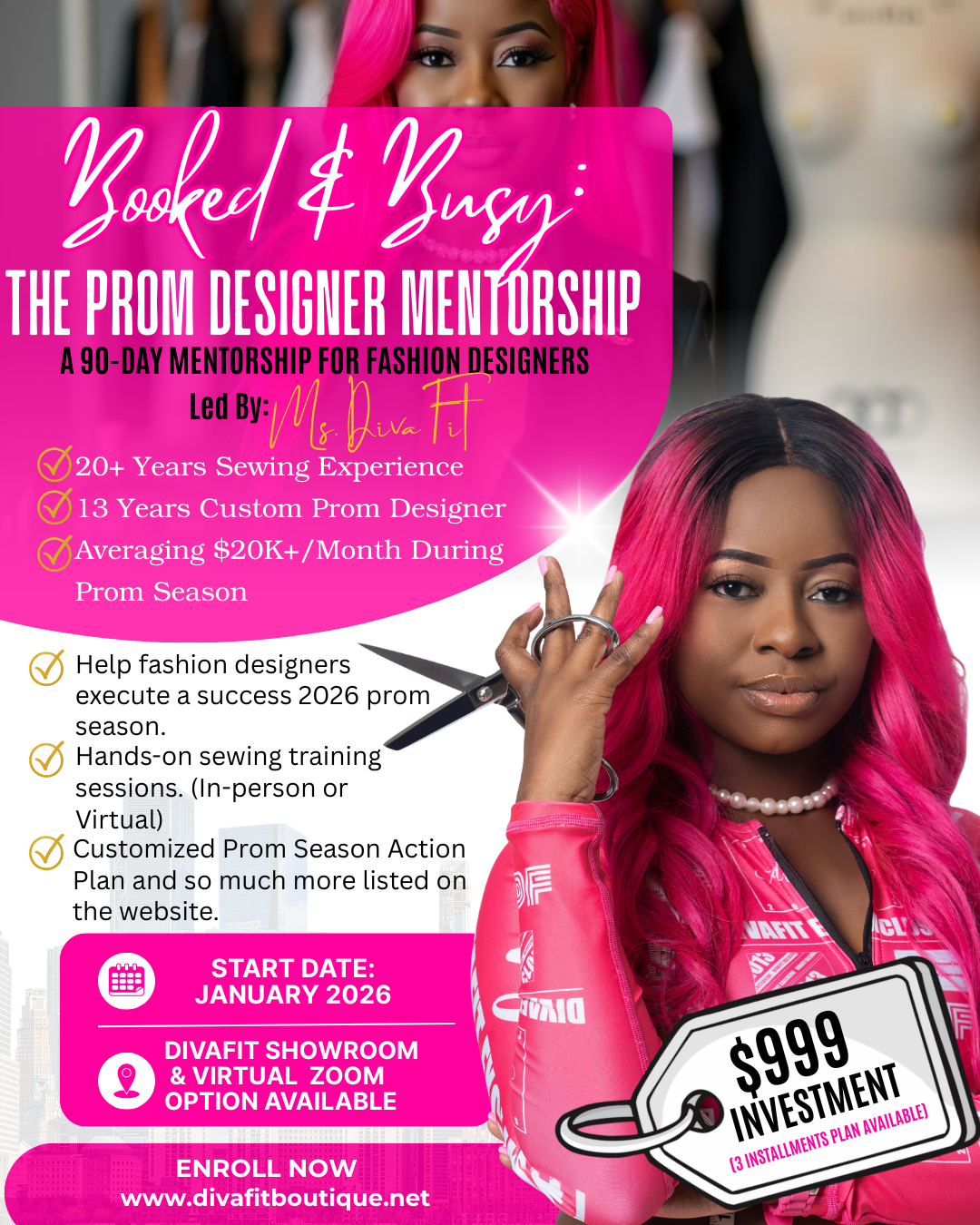 Booked & Busy: The Prom Designer Mentorship