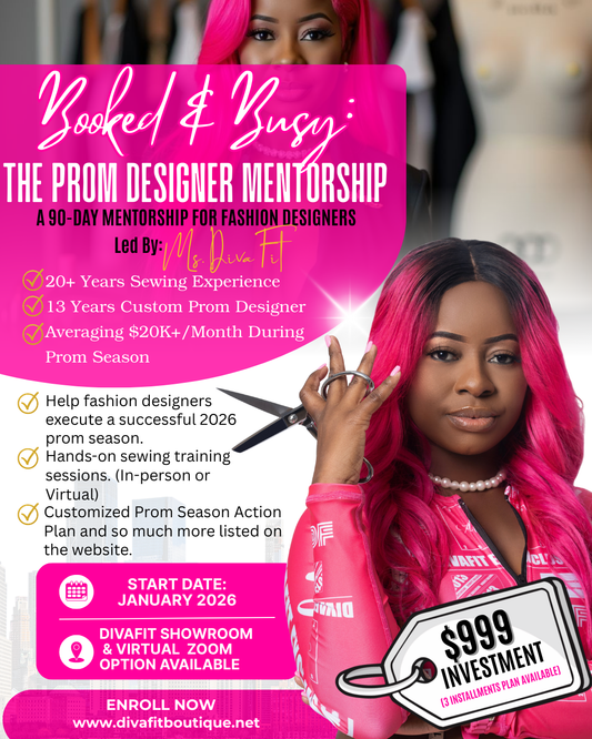Booked & Busy: The Prom Designer Mentorship